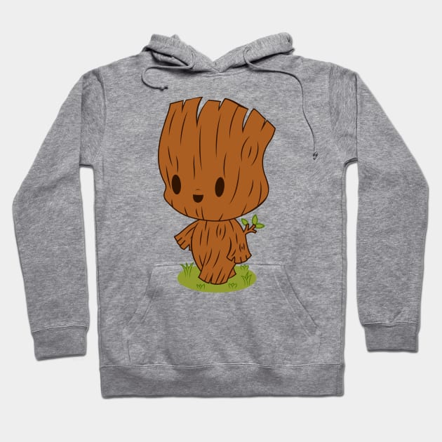 Cute Groot Hoodie by soyluigo